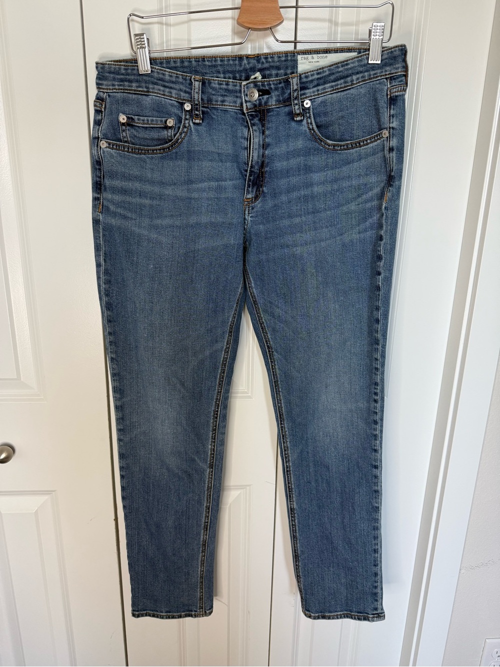 rag & bone Dre Low-Rise Slim Boyfriend Jeans Size 30